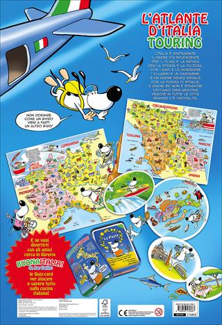 L' atlante d'Italia Touring con Joe Canino. Con adesivi - John Betti - Libro Touring Junior 2017, Atlanti Touring junior | Libraccio.it