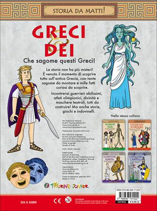 Greci & Dei  - Libro Touring Junior 2017, Storia da matti! | Libraccio.it