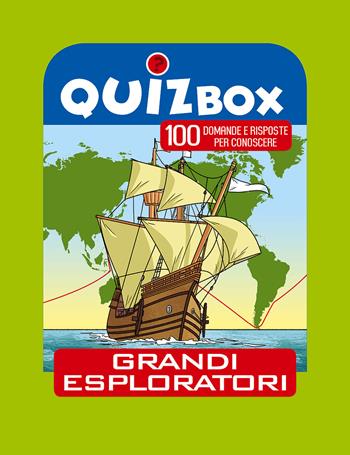 Grandi esploratori. 100 domande e risposte per conoscere  - Libro Touring Junior 2017, Quiz Card Box | Libraccio.it