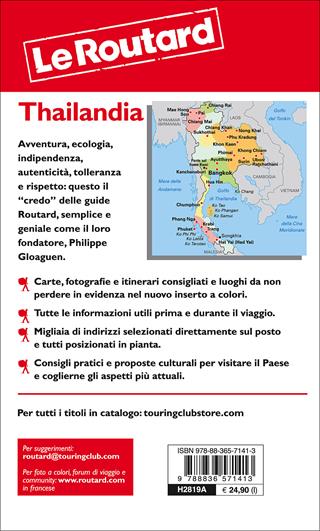 Thailandia  - Libro Touring Il Viaggiatore 2017, Guide Routard | Libraccio.it