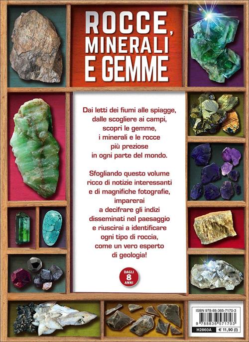 Rocce, minerali e gemme. Ediz. illustrata - John Farndon - Libro Touring  Junior 2018, Divulgazione