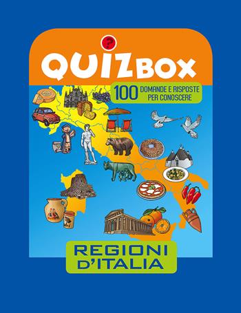 Regioni d'Italia. 100 domande e risposte per conoscere  - Libro Touring Junior 2017, Quiz Card Box | Libraccio.it