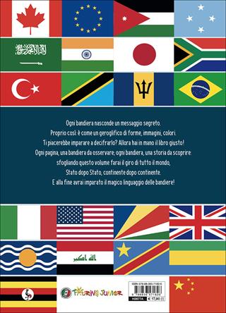 Tutte le bandiere del mondo. Con adesivi  - Libro Touring Junior 2017, Divulgazione | Libraccio.it