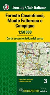 Foreste Casentinesi, Monte Falterone e Campigna 1:50.000. Carta escursionistica del parco. Con Libro: Foreste Casentinesi, Monte Falterone e Campigna. Guida del parco