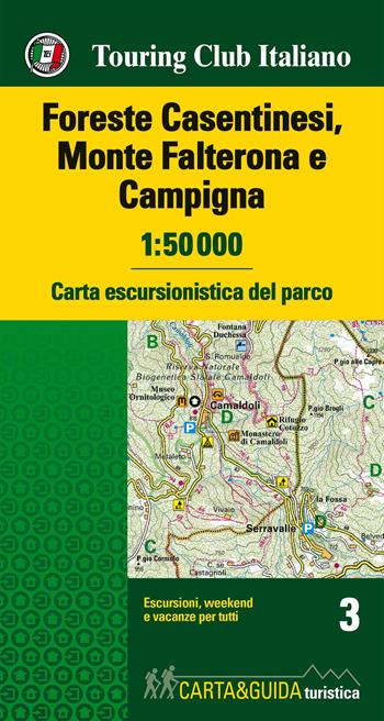 Foreste Casentinesi, Monte Falterone e Campigna 1:50.000. Carta escursionistica del parco. Con Libro: Foreste Casentinesi, Monte Falterone e Campigna. Guida del parco  - Libro Touring 2017, Carta & guida turistica | Libraccio.it