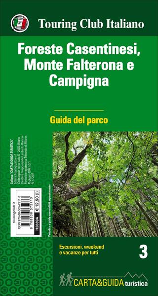 Foreste Casentinesi, Monte Falterone e Campigna 1:50.000. Carta escursionistica del parco. Con Libro: Foreste Casentinesi, Monte Falterone e Campigna. Guida del parco  - Libro Touring 2017, Carta & guida turistica | Libraccio.it