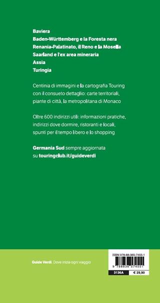 Germania Sud  - Libro Touring 2019, Guide verdi d'Europa e del mondo | Libraccio.it
