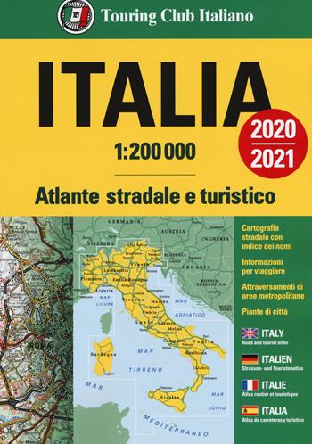 Atlante stradale Italia 1:200.000. Ediz. italiana, inglese, francese, tedesca e spagnola  - Libro Touring 2019 | Libraccio.it