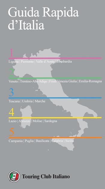 Guida rapida d'Italia. Nuova ediz.. Vol. 1-5  - Libro Touring 2023, Guida rapida d'Italia | Libraccio.it