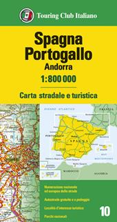 Spagna, Portogallo, Andorra 1:800.000