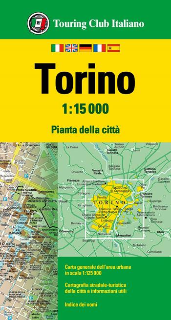 Torino 1:15.000  - Libro Touring 2024 | Libraccio.it