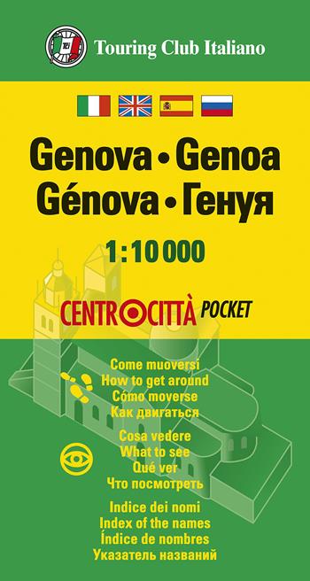 Genova 1:10.000  - Libro Touring 2026, Centrocittà pocket | Libraccio.it