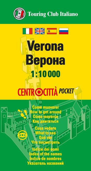 Verona 1:10.000  - Libro Touring 2026, Centrocittà pocket | Libraccio.it