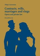 Contracts, wills, marriages and rings. Opera and private law