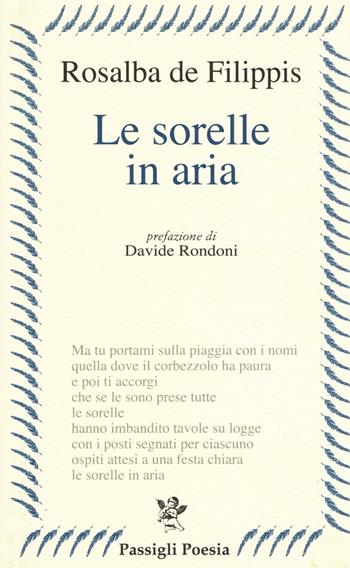 Le sorelle in aria - Rosalba De Filippis - Libro Passigli 2017, Passigli poesia | Libraccio.it