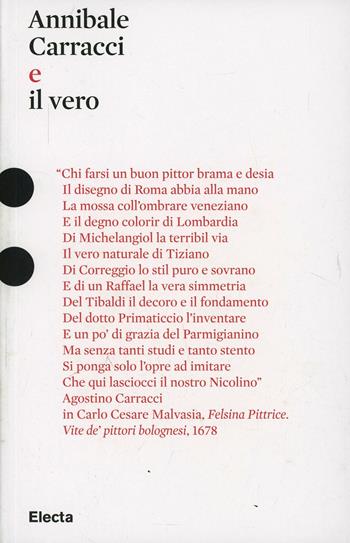 Annibale Carracci e il vero. Ediz. illustrata - Daniele Benati - Libro Electa 2007, Pesci rossi | Libraccio.it