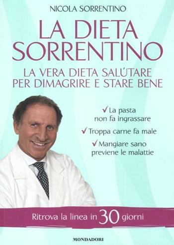 La dieta Sorrentino. La vera dieta salutare per dimagrire e stare bene - Nicola Sorrentino - Libro Mondadori Electa 2012, Benessere | Libraccio.it
