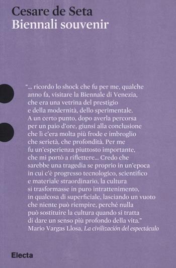 Biennali souvenir - Cesare De Seta - Libro Mondadori Electa 2013, Pesci rossi | Libraccio.it