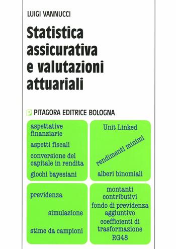 Statistica assicurativa e valutazioni attuariali - Luigi Vannucci - Libro Pitagora 2000 | Libraccio.it