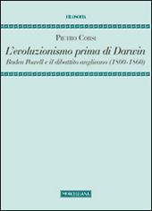 L'evoluzionismo prima di Darwin. Baden Powell e il dibattito anglicano (1800-1860)
