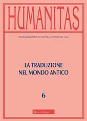 Humanitas (2019). Vol. 6: traduzione del mondo, La.