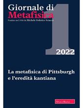 Giornale di metafisica (2022). Vol. 1: La metafisica di Pittsburgh e l’eredità kantiana