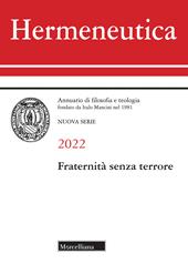 Hermeneutica. Annuario di filosofia e teologia (2022). Fraternità senza terrore