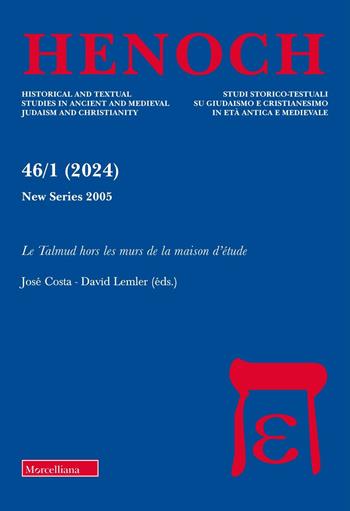 Henoch (2024). Vol. 1: Le Talmud hors les murs de la maison d'étude  - Libro Morcelliana 2025, Henoch | Libraccio.it