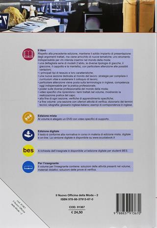 Il nuovo Officina della moda. Con DVD-ROM. Con Poster. Vol. 2 - Rosaria Parisi, Jenny Longhi - Libro Cappelli 2018 | Libraccio.it