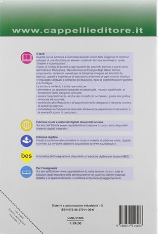 Sistemi automazione industriale. Meccanica-Meccatronica. Per gli Ist. tecnici e professionali. Vol. 2 - CABRAS - Libro Cappelli 2019 | Libraccio.it