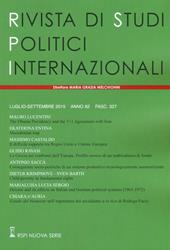 Rivista di studi politici internazionali (2015). Vol. 3