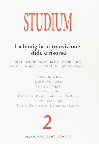 Studium (2017). Vol. 2: La famiglia in transizione: sfide e risorse.  - Libro Studium 2017 | Libraccio.it