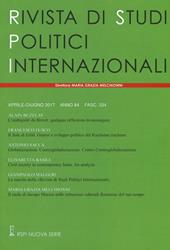 Rivista di studi politici internazionali (2017). Vol. 2
