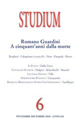 Studium (2018). Vol. 6: Romano Guardini a cinquant'anni dalla morte.