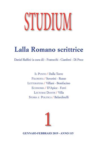 Studium (2019). Vol. 1: Lalla Romano scrittrice.  - Libro Studium 2019 | Libraccio.it