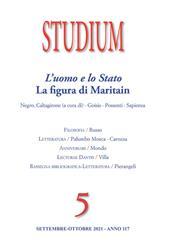 Studium (2021). Vol. 5: uomo e lo Stato. La figura di Maritain, L'.
