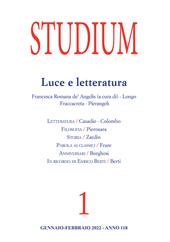 Studium (2022). Vol. 1: Luce e letteratura.