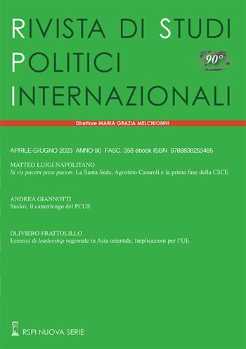 Rivista di studi politici internazionali (2023). Vol. 2  - Libro Studium 2023 | Libraccio.it