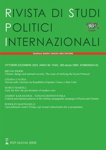 Rivista di studi politici internazionali (2023). Vol. 4  - Libro Studium 2024 | Libraccio.it