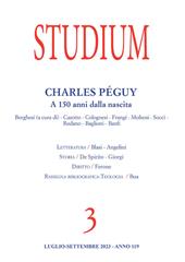 Studium (2023). Vol. 3: Charles Pèguy. A 150 anni dalla nascita