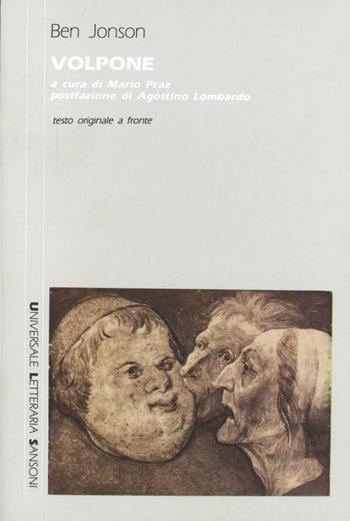 Volpone - Ben Jonson - Libro Sansoni 1988, Universale letteraria Sansoni | Libraccio.it