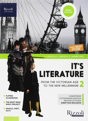 It's literature. Con Map store. Con ebook. Con espansione online. Con DVD-ROM. Vol. 2 - Aurelia Martelli, Isabella Bruschi, Ilaria Nigra - Libro Rizzoli Languages 2018 | Libraccio.it