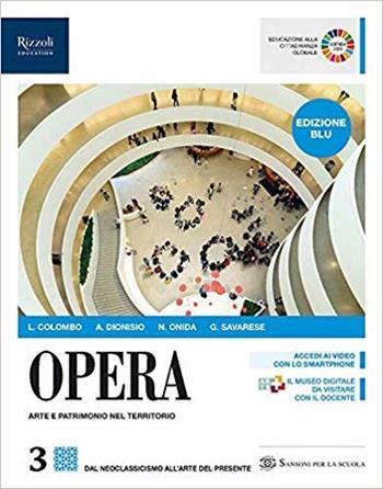 Opera. Ediz. blu. Con e-book. Con espansione online. Vol. 3  - Libro Sansoni 2019 | Libraccio.it