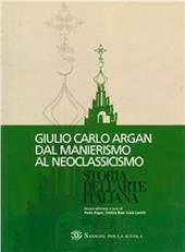 Storia dell'arte italiana. Dal manierismo al neoclassicismo.