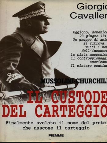 Il custode del carteggio - Giorgio Cavalleri - Libro Piemme 1997 | Libraccio.it