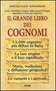 Il grande libro dei cognomi. Come ricostruire l'origine della propria famiglia seguendo la storia del cognome - Mario Sala Gallini - Libro Piemme 1997, Manuali della casa | Libraccio.it