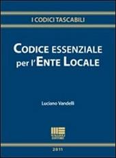 Codice essenziale per l'ente locale