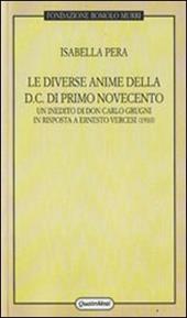 Le diverse anime della DC di primo Novecento. Un inedito di don Carlo Grugni in risposta a Ernesto Vercesi (1910)