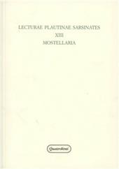 Lecturae plautinae sarsinates. Vol. 13