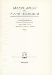 Grande lessico del Nuovo Testamento. Vol. 9